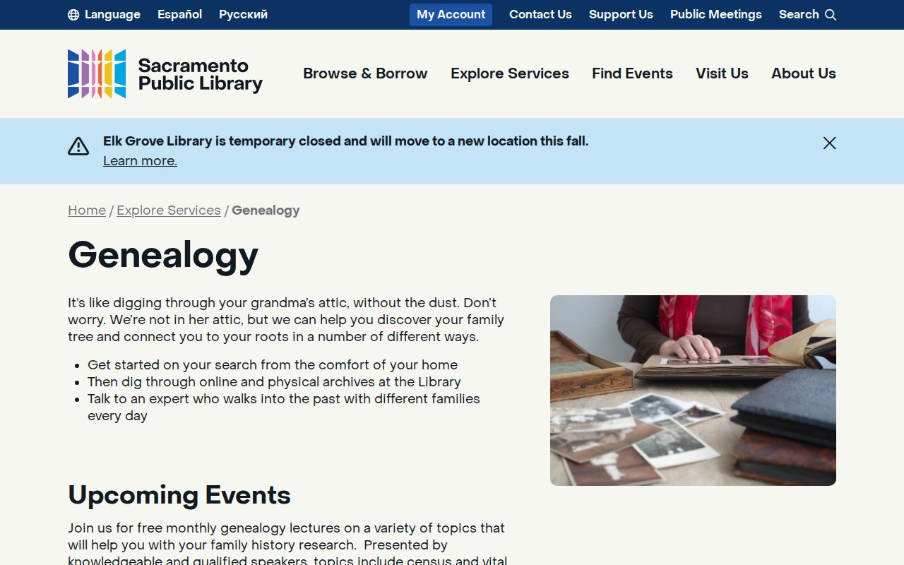 Citrus Heights city directory genealogy databases