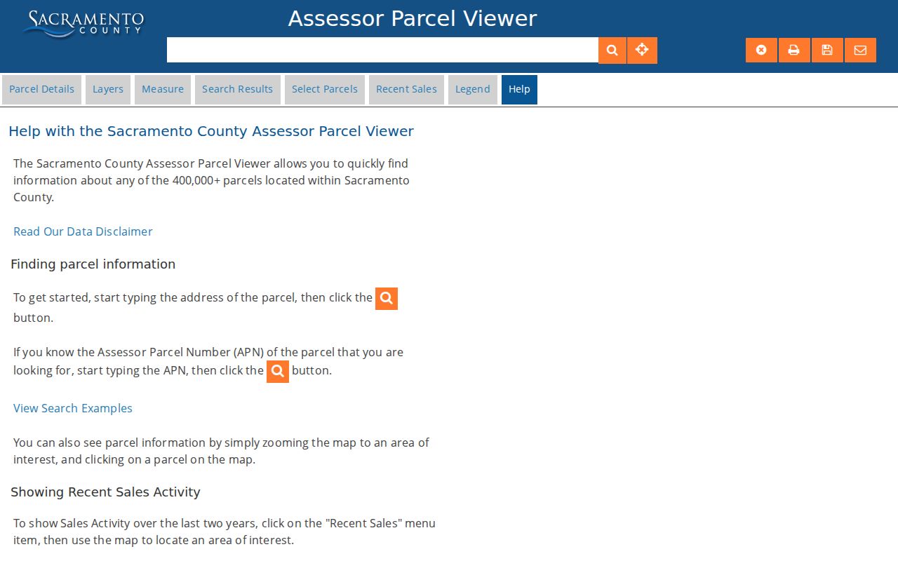 Citrus Heights street directory parcel viewer address search