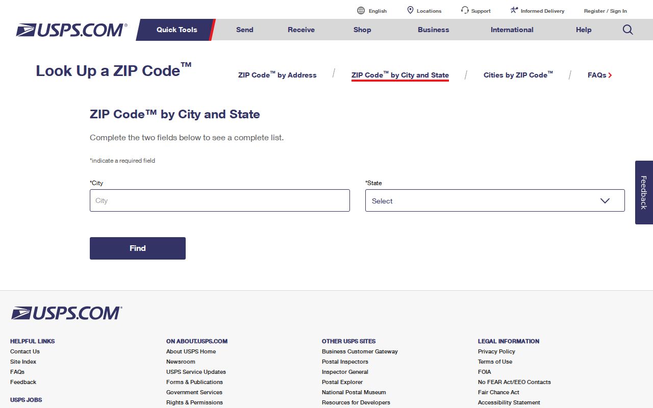 Citrus Heights ZIP code directory USPS city and state lookup